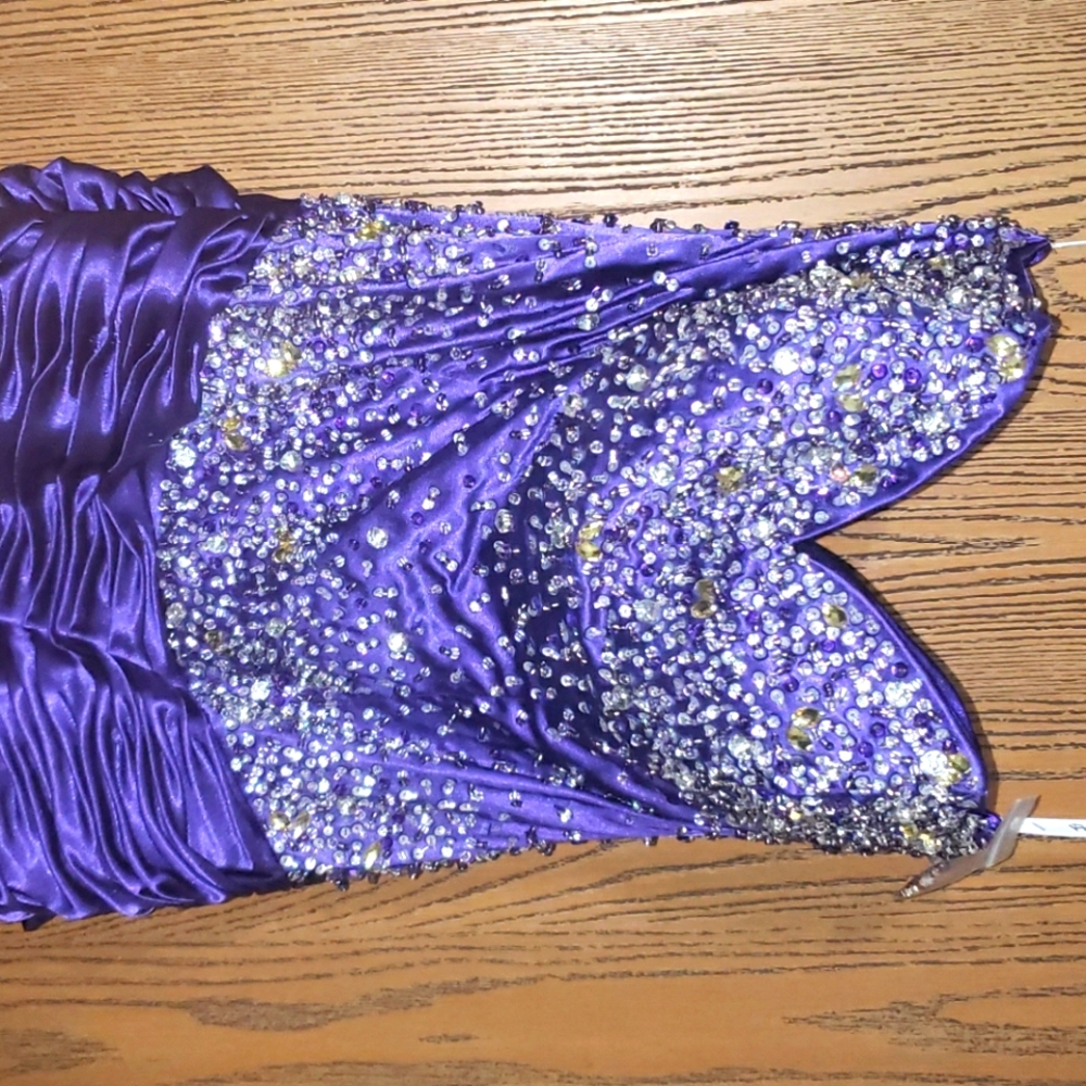 Purple prom dress